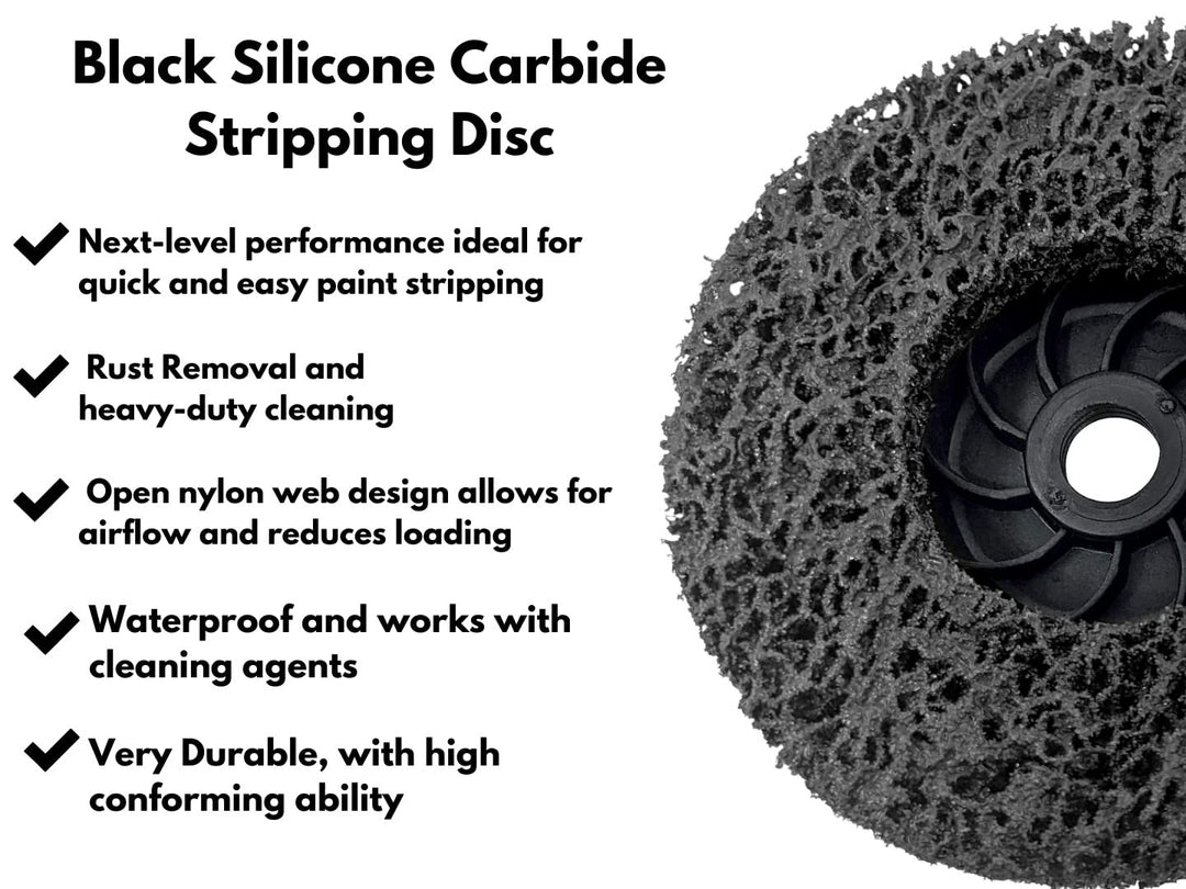 5pc Flap Discs Angle Grinder Variety Pack with 5/8-11 Threaded Arbor for Stripping, Surface Prep, Buffing, and Polishing