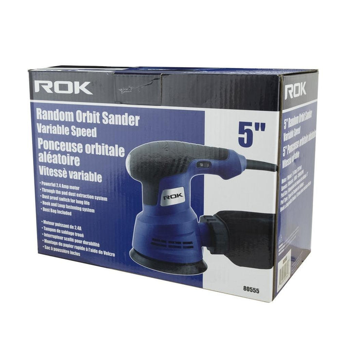 5" Random Orbital Sander with Variable Speed