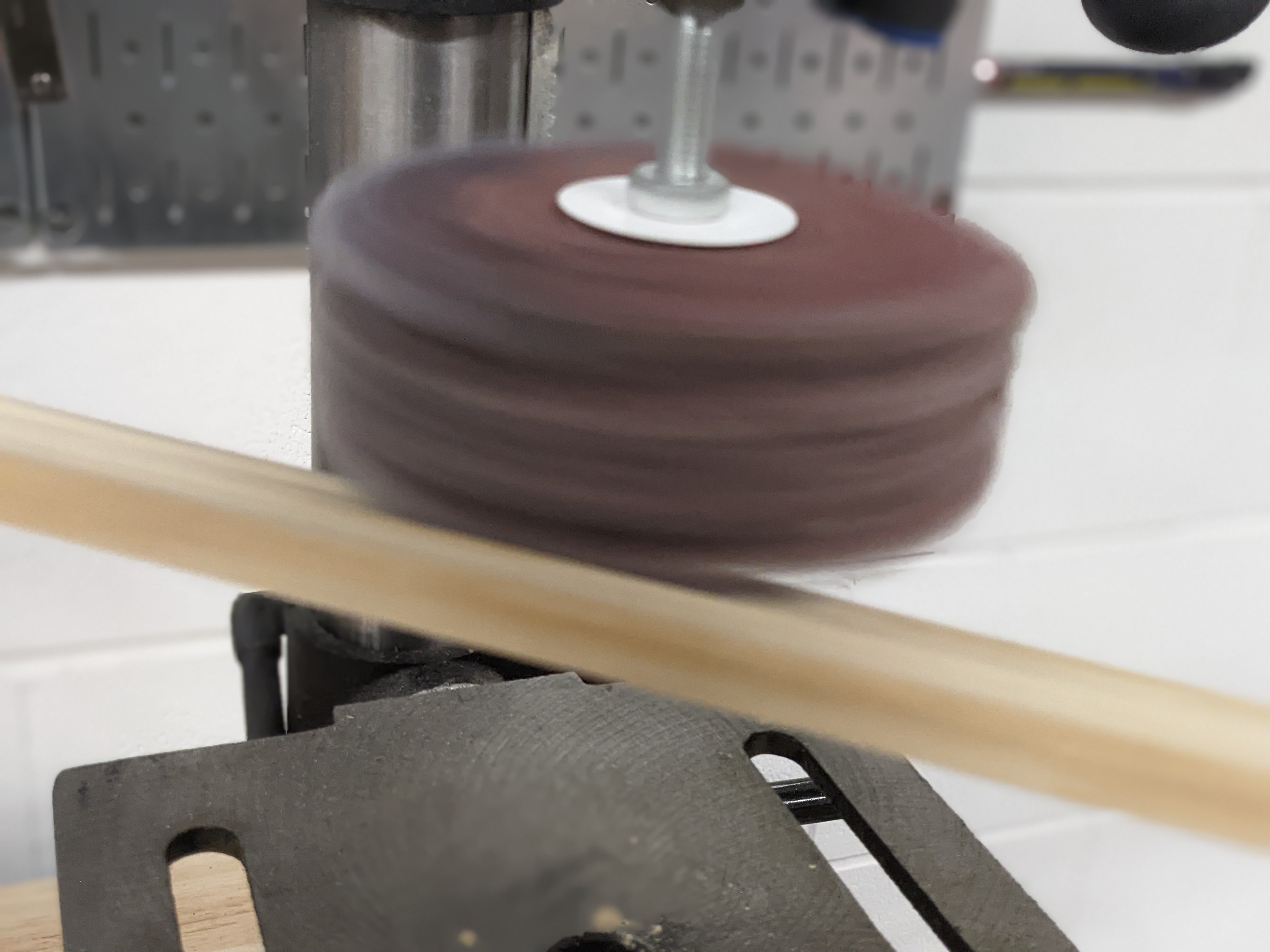 4" Sanding Mop Kit for Drill Press, Moulding Flap Sander