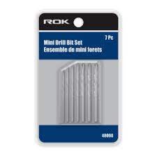 ROK MINI DRILL BIT SET 7PC