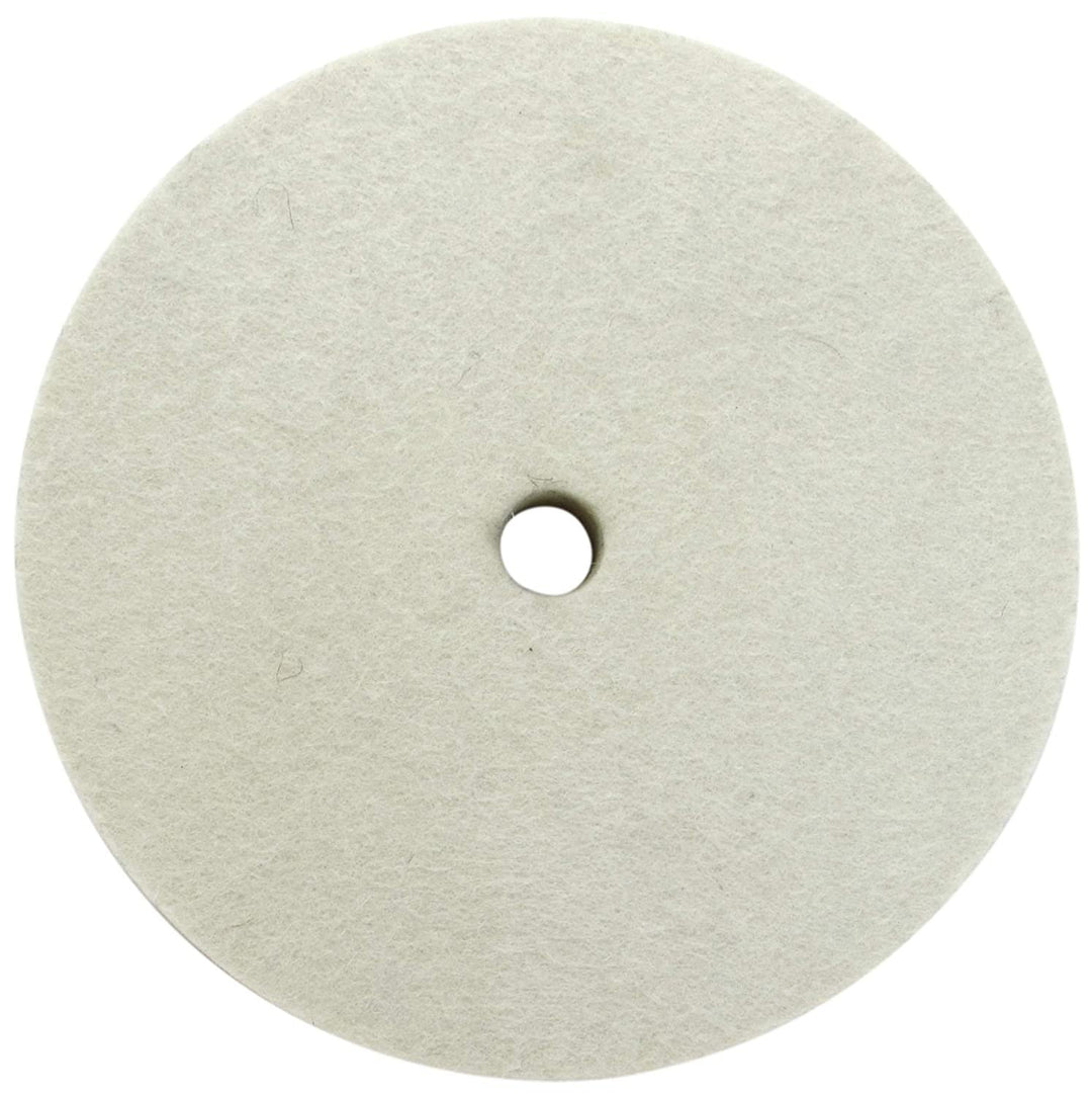 LINE10 Tools 6 Inch Felt Buffing Wheel for 1/2-inch Arbor Bench Buffer, Extra Thick